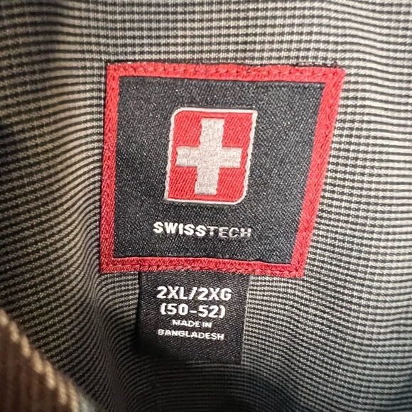 181. NWT Swiss Tech Men's and Big Men's Long Sleeve Outdoor Flannel Shirt - Picture 6 of 7